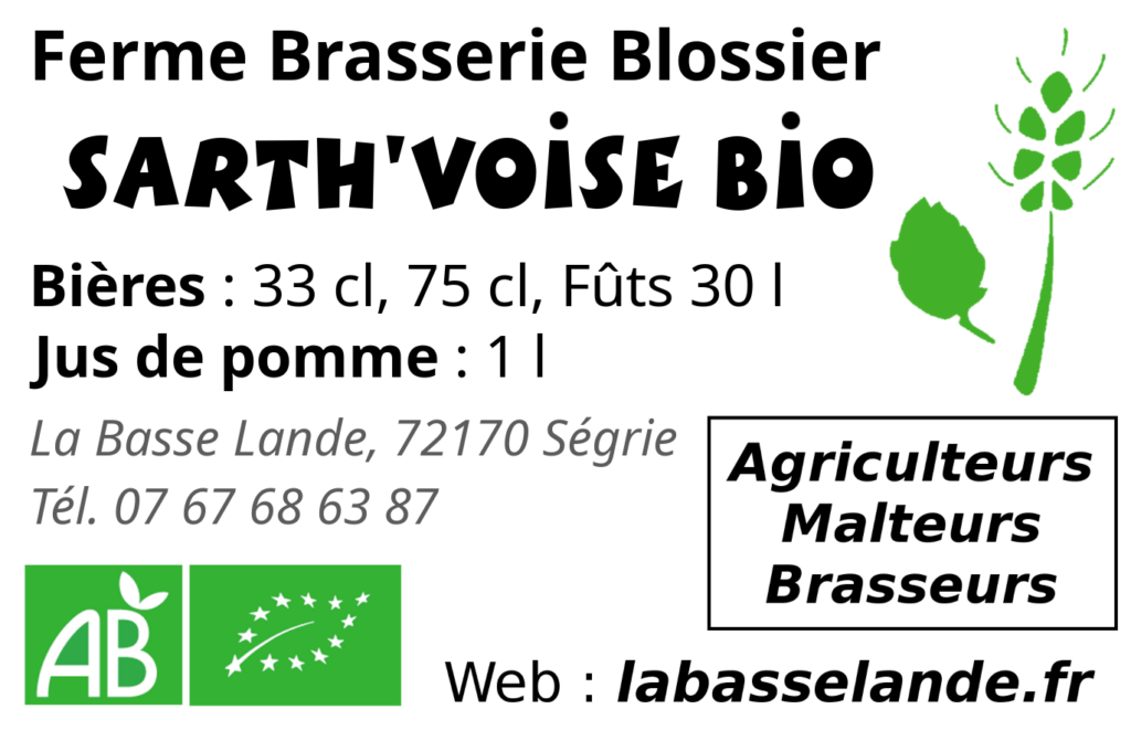 SARTH'VOISE BIO LA BASSE LANDE